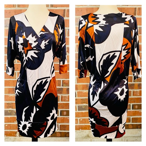 DVF Diane Von Furstenberg Venus Sill Dress Size 6 - Picture 2 of 6